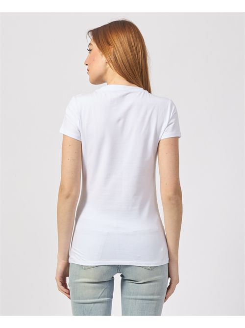 T-shirt femme AX avec double logo inversé ARMANI EXCHANGE | XW000511-AF11929U0002